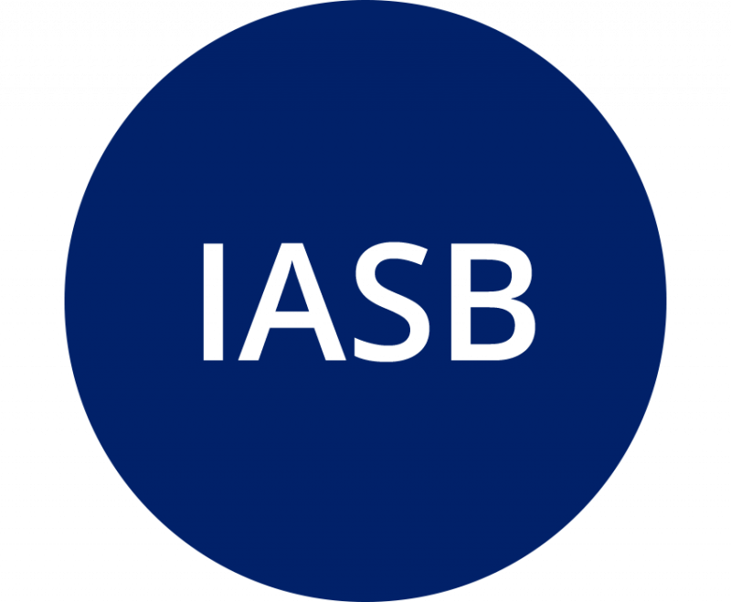 IASB amends 3 Standards to improve accounting policy disclosures and clarify distinction between accounting policies and accounting estimates logo