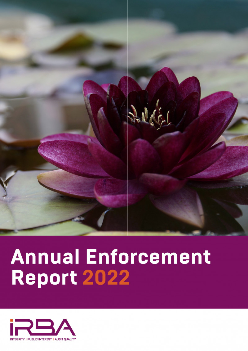 IRBA: 1st Enforcement Report logo