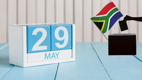 29 May 2024 declared a public holiday for SA elections logo